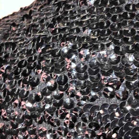 Vintage Gene Shelly’s Boutique International Chic Black Sequins Jacket Size S-M - Picture 10 of 12